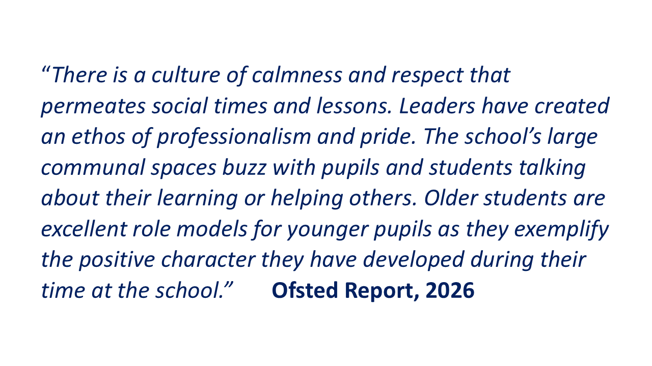 Holland Park School Ofsted ‘Exceptional’ – both in Leadership and Governance and Attendance and Behaviour